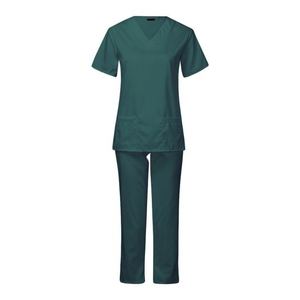 Conjunto de Uniforme Médico Transpirable de Alta Calidad para Enfermeras, Uniformes de Hospital con Logotipo Personalizado, Manga Corta, Cuello Redondo - Product Image 6
