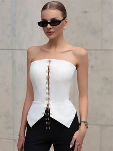 เสื้อแขนกุดสีดำสำหรับผู้หญิงใส่ในฤดูร้อนเสื้อชั้นในลูกไม้สีแดงเสื้อชั้นในทรงหลวมชุดชั้นในสตรีเสื้อกั๊ก - Product Image 3