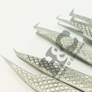 Pince à épiler pointue en vison argenté, extension de cils durable, pince à cils fins en acier inoxydable, pince à épiler de haute qualité - Product Image 4