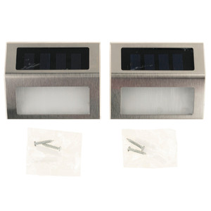 Lámpara de Pared LED Solar con Sensor de Oscuridad TG64419, 2 Piezas, Panel de Fachada - Product Image 4