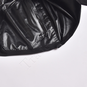 Veste coupe-vent imperméable à fermeture éclair pour homme, logo personnalisé, capuche, légère, respirante, pour l'extérieur, hiver, haute qualité, unisexe - Product Image 6