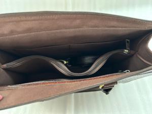 กระเป๋าหนังแท้ลายจระเข้สไตล์วินเทจสำหรับผู้หญิง พร้อมซิปปิด สายสะพายเดี่ยว รับสั่งทำสีและขนาด - Product Image 2