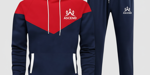 Fashionable Hooded Solid Winter Streetwear Tracksuit | Custom Color Two-Piece Set | High Quality 100% Cotton <b>Blend</b> - Product Image 5