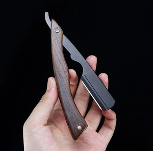 MORGANS INDUSTRIES Stainless Steel Handle <b>Single</b> <b>Blade</b> <b>Razor</b> Manual Shaving <b>Razor</b> for Barber Shop Face Use - Product Image 2