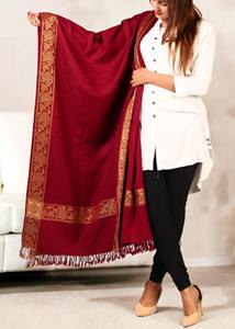 Châle en cachemire et laine de style vintage pour femmes, de haute qualité, personnalisé, différentes tailles, pour l'automne, pour les musulmans - Product Image 3