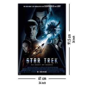 Modern Style Star Trek XI the Future Begins Wall <b>Poster</b> Black Frame Paper <b>Poster</b> - Product Image 5
