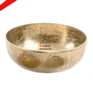 2025 vente chaude forme ronde en métal en aluminium bol de service pour hôtel restaurant et bar - Product Image 1