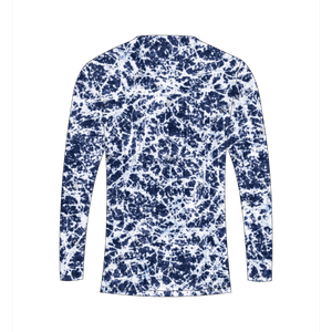 T-shirt à manches longues pour homme, camouflage bleu et blanc, sublimation personnalisée, chasse, pêche, Trackstar, OEM, marque privée, TSI-G05-P0820 - Product Image 3
