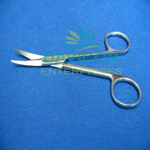 Fomon กรรไกรดาบโค้งสแตนเลสแบบแมนนวลเครื่องมือผ่าตัด - Product Image 1