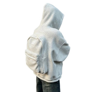 เสื้อฮู้ดดี้สตรีทแวร์แบบมีกระเป๋าเป้  เสื้อสเวตเชิ้ต  ลายพิมพ์ซับลิเมชั่นสไตล์ Y2K  เสื้อฮู้ดดี้ผ้าคอตตอนทวิลสำหรับเดินทาง  เสื้อฮู้ดดี้แบบสวมหัวพร้อมกระเป๋าเป้ - Product Image 3