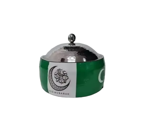 Casserole aspect arabe Casserole en métal acier inoxydable Casserole chauffe-aliments couvercle martelé servant une marmite vintage pour buffet de fête de mariage - Product Image 1