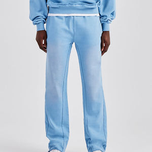 Chándal Pantalones Conjunto de ropa de otoño Hombres Dos chándal acampanado de 2 piezas 2025 en material de la mejor calidad - Product Image 3