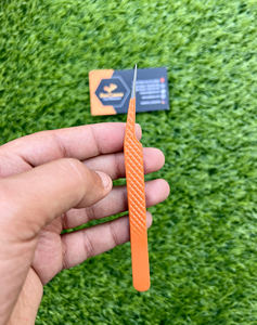 Pince à épiler d'extension de cils avec logo personnalisé pour la Saint-Valentin Pince à épiler à pointe diamantée en fibre - Product Image 2