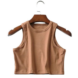 เสื้อกล้ามครอปเอวลอยสำหรับผู้หญิง2025สไตล์อินเทรนด์เสื้อครอประบายอากาศได้ดีดีไซน์ใหม่ - Product Image 3