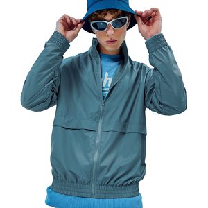 Vestes coupe-vent légères et personnalisables pour hommes, vêtements de randonnée d'extérieur imperméables, veste coupe-vent sur mesure, veste à fermeture éclair, OEM - Product Image 1