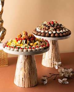 Cuenco de madera moderno para servir chocolate, uso para el jardín del hogar, dormitorio, habitación de invitados, boda y oficina - Product Image 2