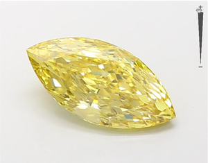 4.52 CT VVS laboratoire de fantaisie créé diamant fantaisie couleur jaune HPHT CVD diamant cultivé en laboratoire en vrac pour bijoux - Product Image 1