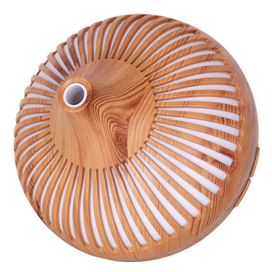 <b>Essential</b> <b>Oil</b> Aroma <b>Diffuser</b> Wood Grain Ultrasonic Cool Mist Humidifier LED Ambient Light <b>For</b> Bedroom Study Office Household - Product Image 5