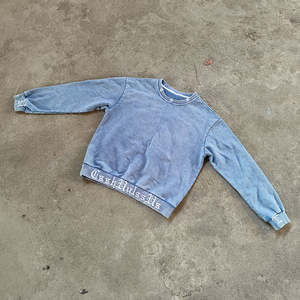 Sudaderas de moda con efecto desgastado por el sol, lavado ácido, 100% algodón French Terry, cuello redondo, para hombre. - Product Image 3