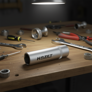 Hazet Long Metric Square 1/4'' 6-Point Hexagonal <b>Socket</b> with Traction Profile - Product Image 3