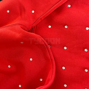 Meilleure vente en ligne Sweats à capuche pour hommes avec strass Nouveau style Hoodies pour hommes avec strass quantité minimale de commande bas Sweats à capuche avec strass pour hommes - Product Image 5
