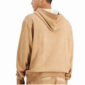 Wholesale Custom <b>Men's</b> Summer Gym Tracksuits Full <b>Sleeves</b> <b>Hoodie</b> with Matching <b>Shorts</b> Fashion <b>Short</b> Sets in Plus Sizes - Product Image 5