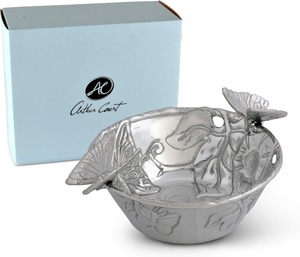 Soporte de chocolate de metal pulido plateado con soporte de chocolate de superficie pesada para servir chocolate y postre Artículo de cocina de mesa - Product Image 1