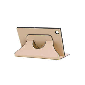 Funda Protectora de Cuero PU Premium Netzy 360 Gold con Soporte Giratorio de 360 Grados para Lenovo Tab M8 - Product Image 1