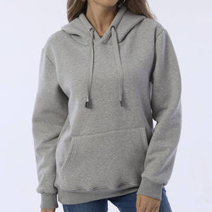 Sweat-shirt à capuche oversize pour femme, mode d'hiver, écologique, coupe ample, lourd, doublé de fourrure, 100% coton, impression personnalisée sur le devant - Product Image 1