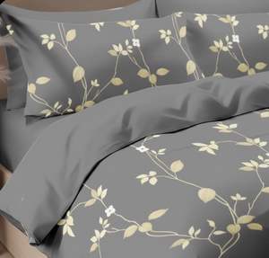 Ensemble de literie pour lit Queen 3 pièces, tissu en microfibre tissé, imprimé géométrique moderne, résistant à la décoloration, durable, avec housses d'oreiller - Product Image 3