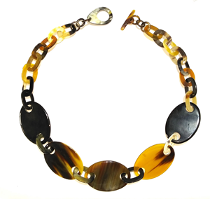 Collier en corne de boeuf de buffle pour femmes de style classique New Look Natural Eco-Friendly Imitation Pearl pour les filles - Product Image 6