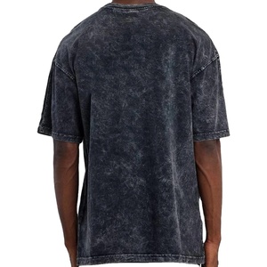 เสื้อยืดโอเวอร์ไซส์ผู้ชาย ผ้าเจอร์ซีย์คอตตอน 100% แขนสั้น ทรงดรอปไหล่ ปักลาย 3 มิติ สไตล์สตรีท ผ้าหนา รับสั่งทำ - Product Image 5