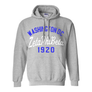 เสื้อมีฮู้ดปักโลโก้มหาวิทยาลัย Zeta Phi เบต้า - Product Image 1