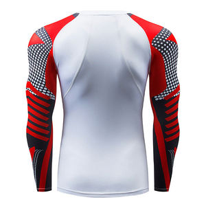 Rashguard largo de poliéster de la mejor calidad altamente flexible para hombres Sublimación más popular 'Rushguard' para deportes MMA de Yingwear - Product Image 4