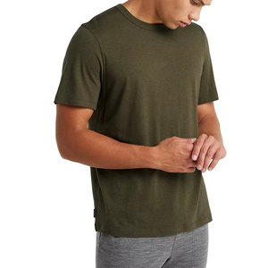Camiseta Básica de Algodón Lisa para Hombre, Camiseta Esencial Suave y Ligera - Product Image 4