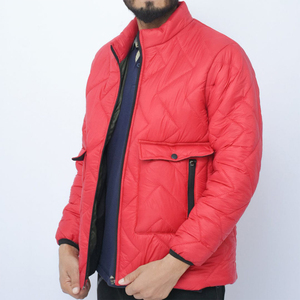 Custom Men's Winter Waterproof Windbreaker Puffer <b>Jacket</b> Stand Collar Hooded 100% Nylon <b>Canvas</b> Custom Logo High Street Style - Product Image 1
