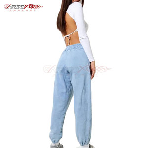 Ensemble de survêtement pour femme en coton délavé, deux pièces, hiver, sweat à capuche et pantalon de jogging taille haute, élégant et respirant - Product Image 6