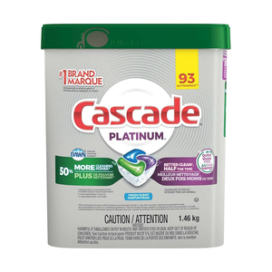 Cascade Platinum ActionPacs Détergent pour lave-vaisselle, parfum frais, 62 pièces - Product Image 4