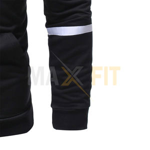 เสื้อผ้าผู้ชายระบายอากาศสีทึบชุดใส่ด้านนอกคุณภาพสูงของผู้ชายเสื้อฮู้ดโอเวอร์ไซส์จากบริษัท Maxfit - Product Image 4