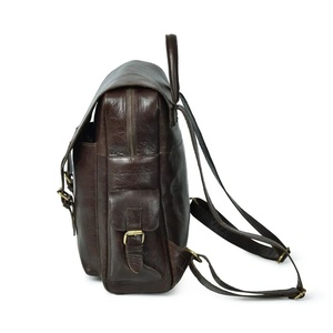 Top Quality Soft Leather Classic Stylish <b>Backpack</b> With Fully Adjustable Strap Top Indian Supplier Manufacturer Saman Exports - Product Image 2