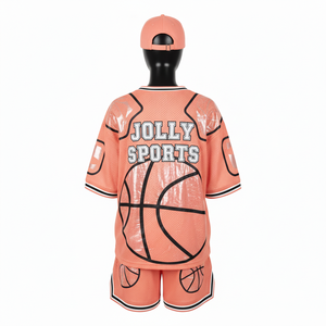 Ensemble short de basketball pour femmes en tissu maille polyester premium, design respirant avec empiècements, sublimation, logo personnalisé, ensembles pour femmes 100% coton - Product Image 2