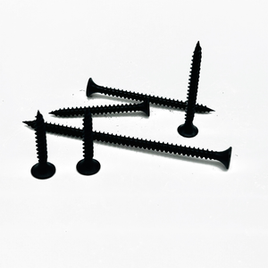 Tornillo autorroscante para paneles de yeso con cabeza de trompeta, niquelado negro - Product Image 1