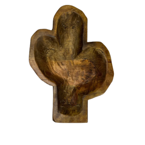 Nouveau design bol à pâte en bois de haute qualité bougeoir forme créative décoration rustique de la maison du Vietnam - Product Image 2