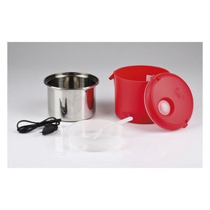 VIVANDIERE Chauffe-plat électrique rouge 40W, capacité 700ml, boîte à lunch pour Girmi, pratique et facile à utiliser - Product Image 4