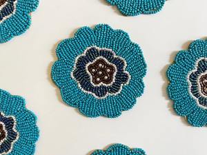 Dessous de verre à perles classiques modernes avec motif complexe Dessous de verre à perles classiques modernes avec motif complexe - Product Image 4