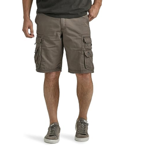Short cargo lourd 100% coton respirant boutonné à la taille Short baggy de haute qualité pour hommes - Product Image 1