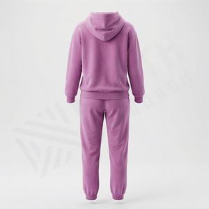 Conjunto Deportivo de Invierno para Mujer con Capucha, Talla Personalizada, Alta Calidad, para Correr, Gimnasio, Fitness, 100% Algodón, Diseño 2 en 1 - Product Image 2