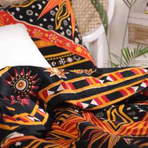 Drap de lit en coton de qualité supérieure avec un nombre élevé de fils Texture douce Idéal pour l'hospitalité haut de gamme Disponible à un prix abordable - Product Image 2