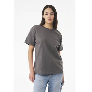 BELLA + CANVAS 4610 Unisex 7,5 oz Heavyweight Tee Asphalt Drop Shoulder Blank Hombres Camiseta de gran tamaño para hombres - Product Image 4