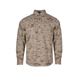 เสื้อเชิ้ตแขนยาวสำหรับงานเชื่อมงานเชื่อมงานเชื่อมของผู้ชายเสื้อเชิ้ต2024สารหน่วงไฟออกแบบลายพรางตามสั่ง - Product Image 1